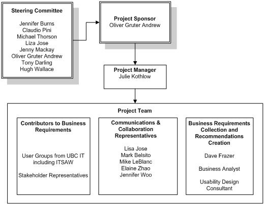 CCIS Project Team Diagram