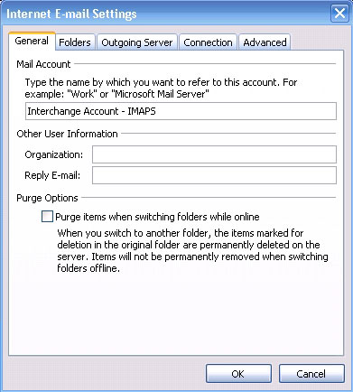 IMAPS Outlook 2007 Step 4