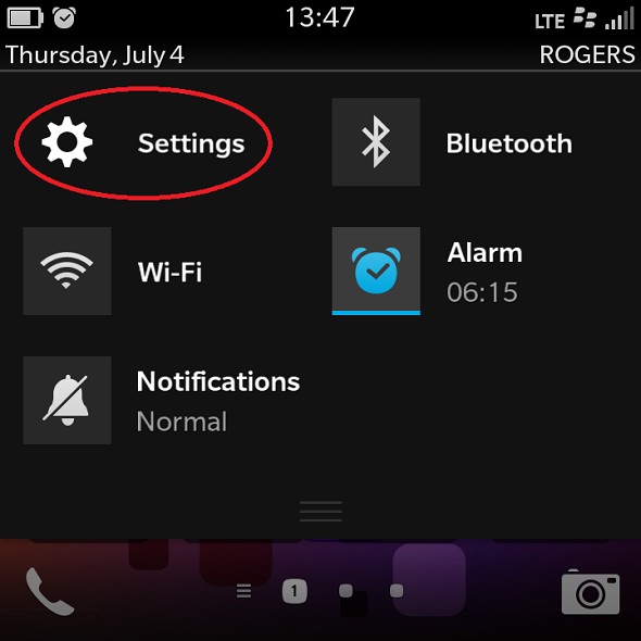Settings