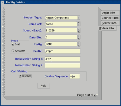 OS2-modem info