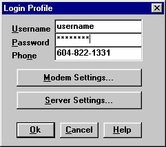 trumpet winsock 3 login profile