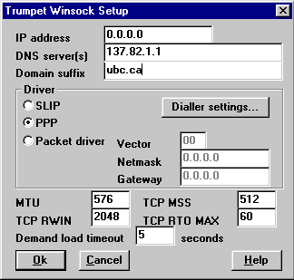 trumpet winsock 3 setup